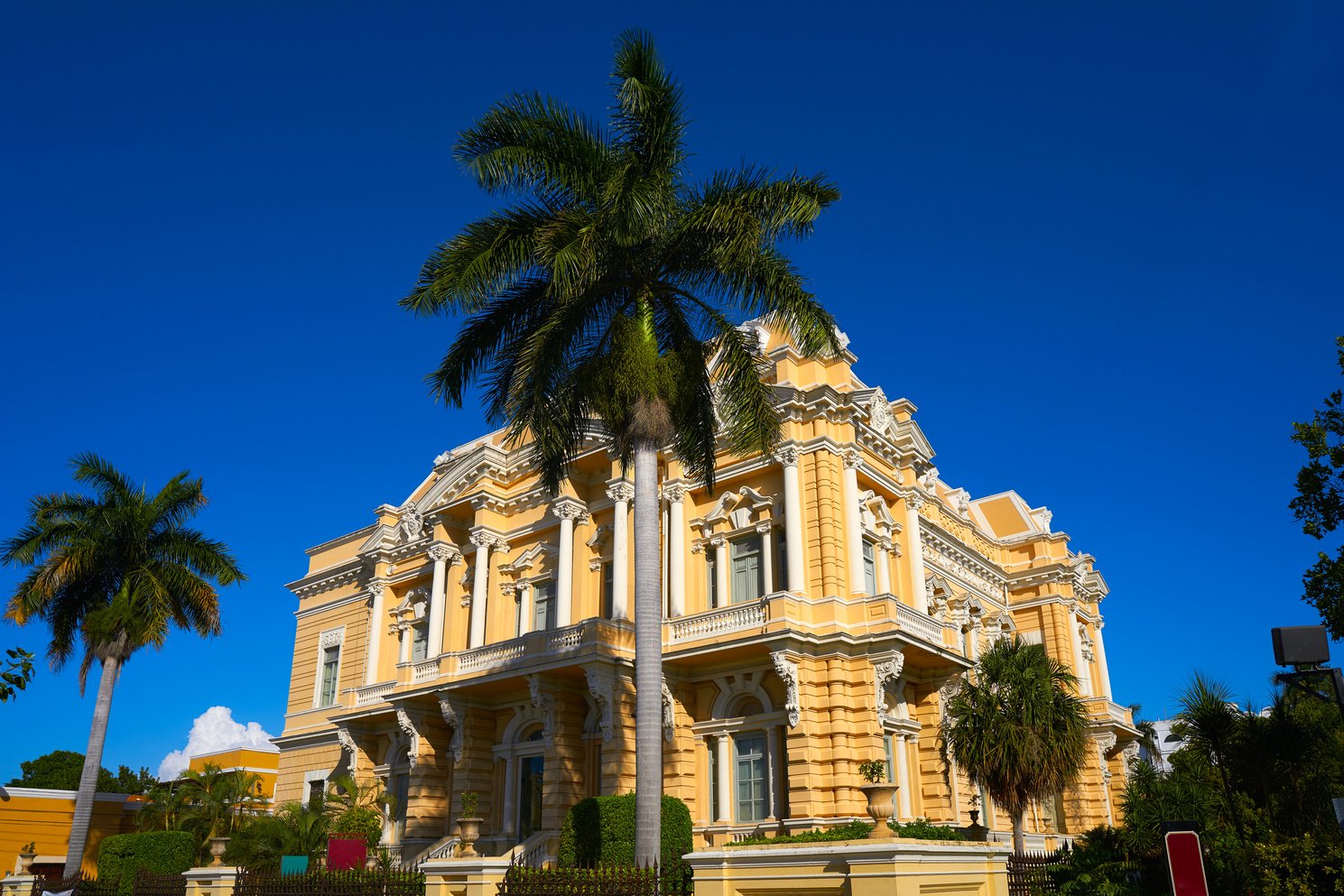 Merida Yellow Facade Paseo Montejo 